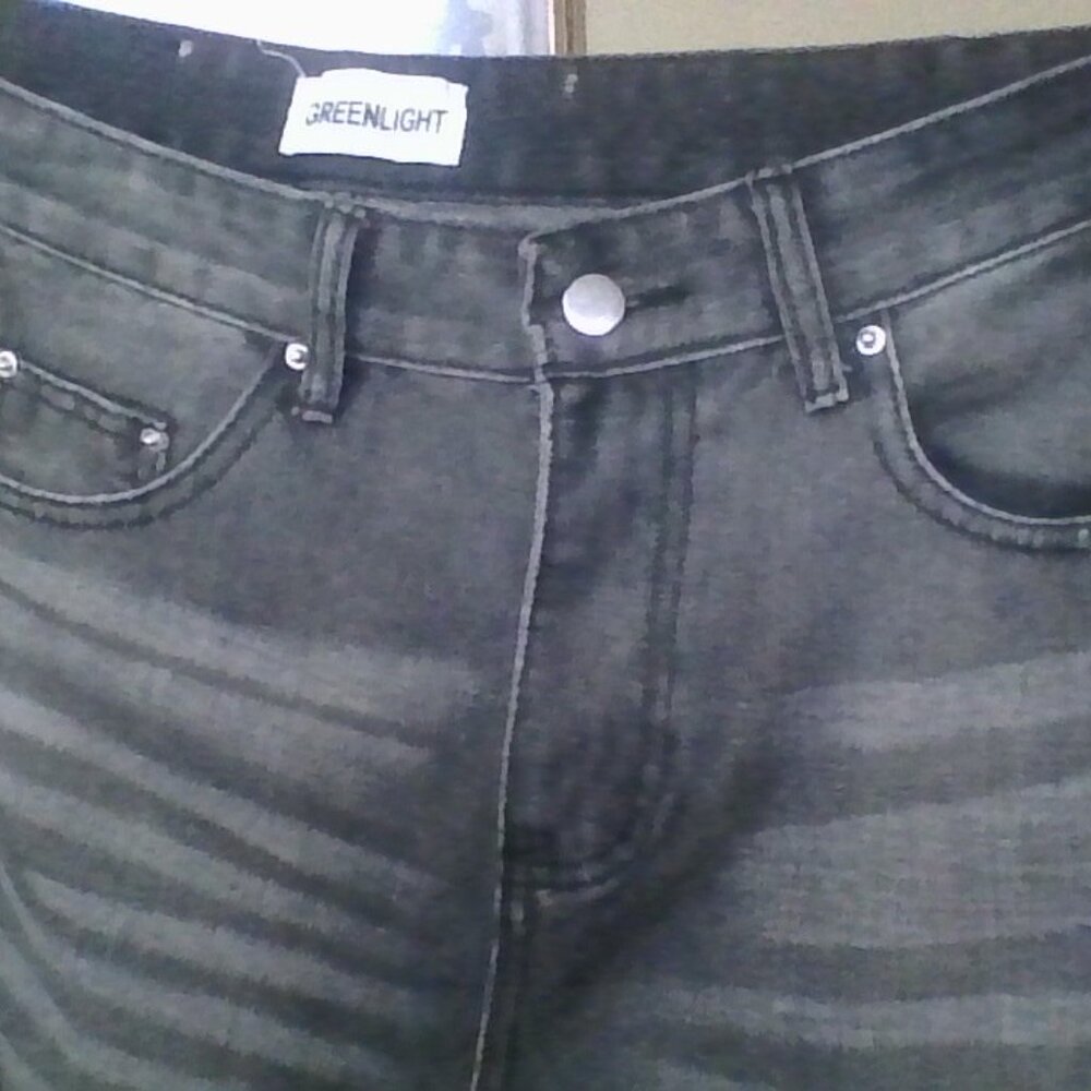 GREENLIGHT Black and Stripe Jeans